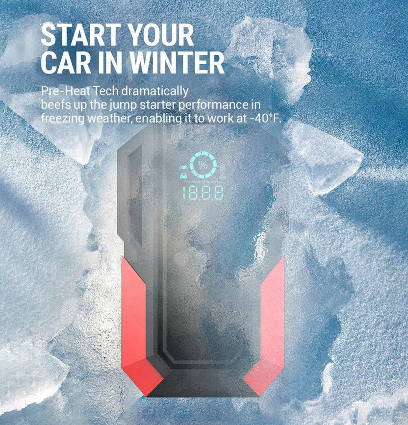 3000A Jump Starter with Air Compressor